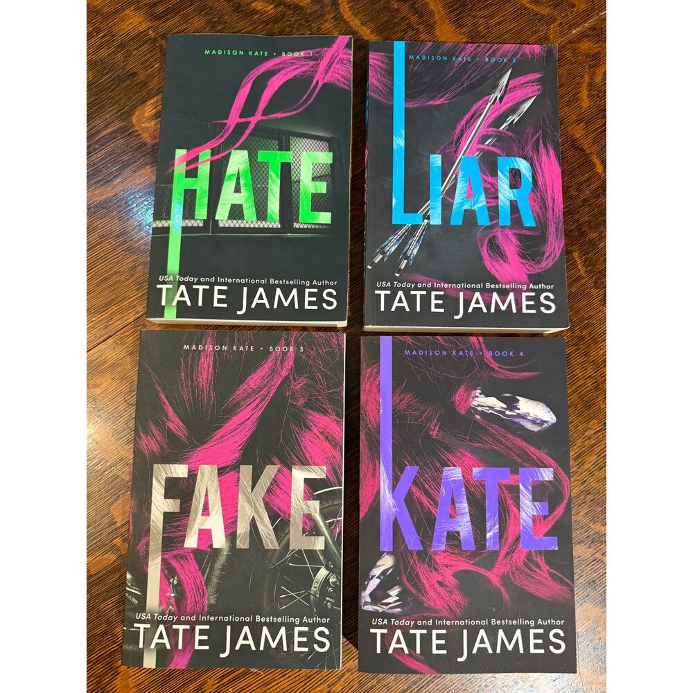 Kate Series Book Set 1-4 by Tate James Paperback OOP First Editions